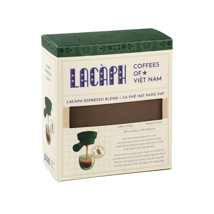 LACÀPH ESPRESSO BLEND (80% ARABICA, 20% ROBUSTA)