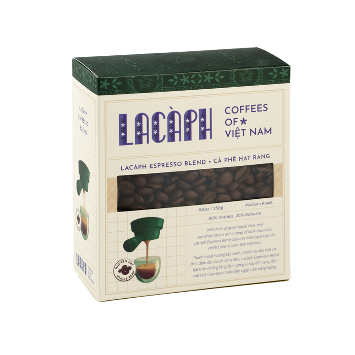 LACÀPH ESPRESSO BLEND (80% ARABICA, 20% ROBUSTA)